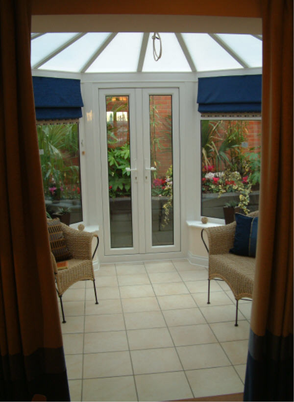 conservatory looking from study