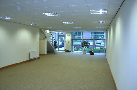 Interior shot of offices