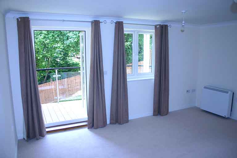 Lounge with balcony