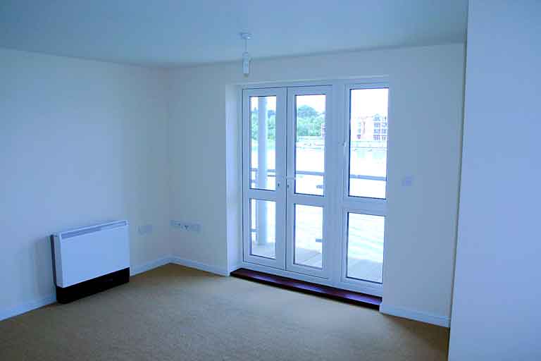 Lounge with balcony